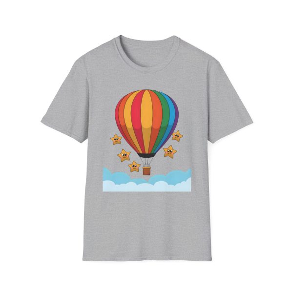 Tshirt LGBTQ+ montgolfière avec étoiles design coloré pour sensibilisation et soutien à la communauté LGBT+ et égalité shirt t-shirt - Image 25