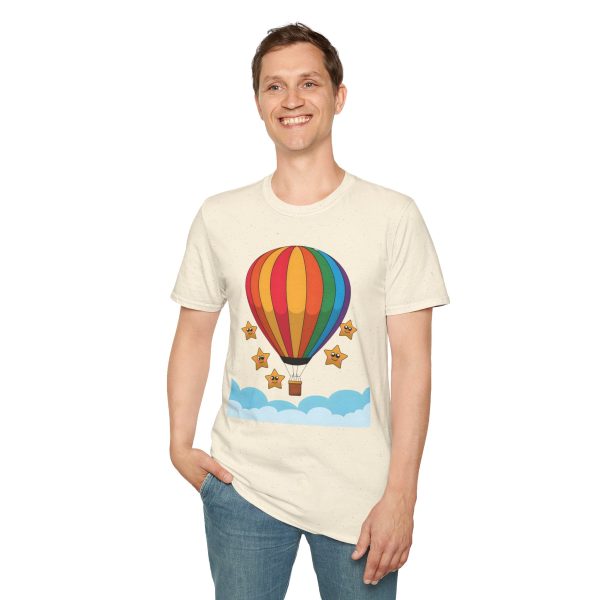 Tshirt LGBTQ+ montgolfière avec étoiles design coloré pour sensibilisation et soutien à la communauté LGBT+ et égalité shirt t-shirt - Image 43