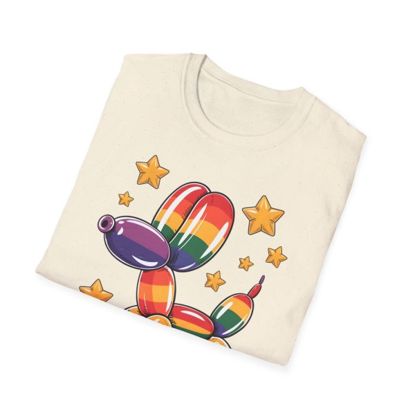 Tshirt Drapeau LGBT ballon en forme de chien avec étoiles design amusant et coloré pour soutien à la communauté LGBTQ+ et diversité t-shirt - Image 40