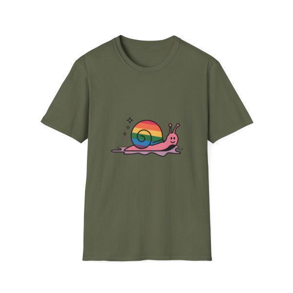 Tshirt Drapeau LGBT escargot avec coquille arc-en-ciel design amusant et coloré pour sensibilisation LGBTQ+ et fierté shirt t-shirt - Image 61