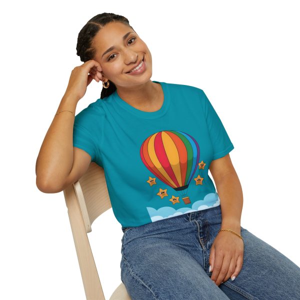 Tshirt LGBTQ+ montgolfière avec étoiles design coloré pour sensibilisation et soutien à la communauté LGBT+ et égalité shirt t-shirt - Image 106