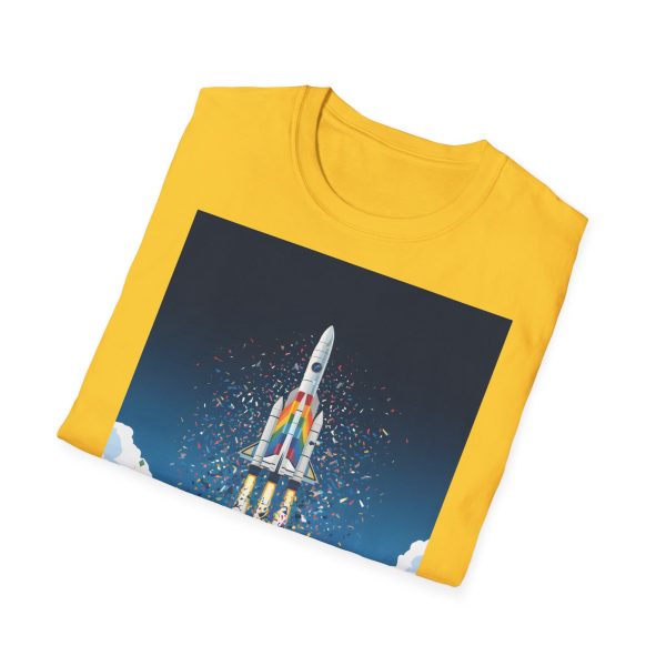 Tshirt LGBTQ+ fusée décolle dans le ciel design futuriste et inspirant pour célébrer la fierté et inclusion LGBTQ+ shirt t-shirt - Image 52