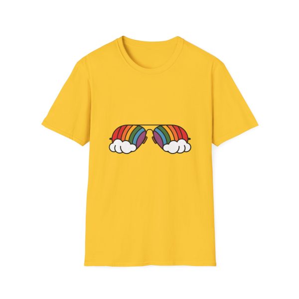 Tshirt Drapeau LGBT lunettes avec arc-en-ciel design amusant et stylé pour sensibilisation et soutien à la communauté LGBTQ+ shirt t-shirt - Image 49