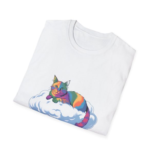 Tshirt Drapeau LGBT chat allongé sur un nuage design mignon et poétique pour sensibilisation et inclusion LGBTQ+ shirt t-shirt - Image 16