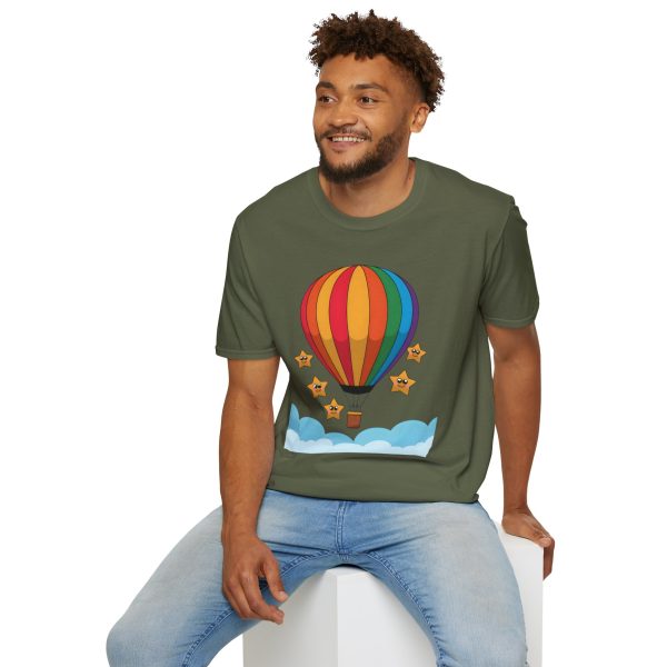 Tshirt LGBTQ+ montgolfière avec étoiles design coloré pour sensibilisation et soutien à la communauté LGBT+ et égalité shirt t-shirt - Image 72