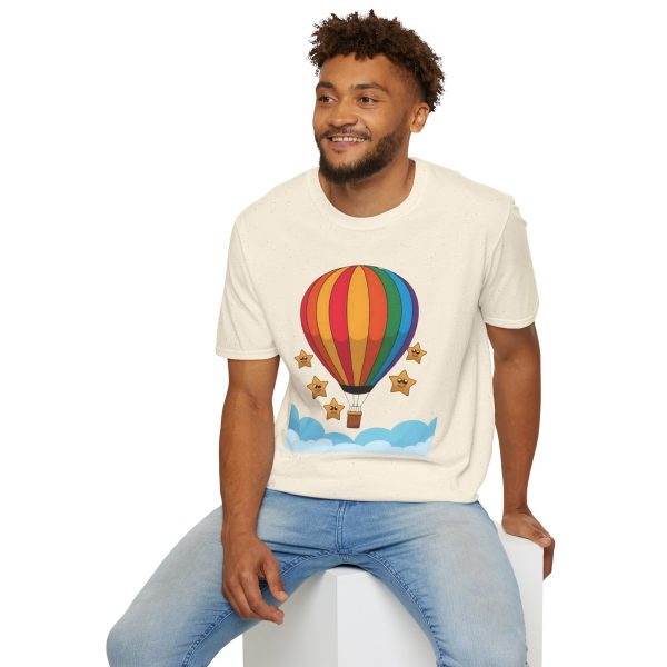 Tshirt LGBTQ+ montgolfière avec étoiles design coloré pour sensibilisation et soutien à la communauté LGBT+ et égalité shirt t-shirt - Image 48