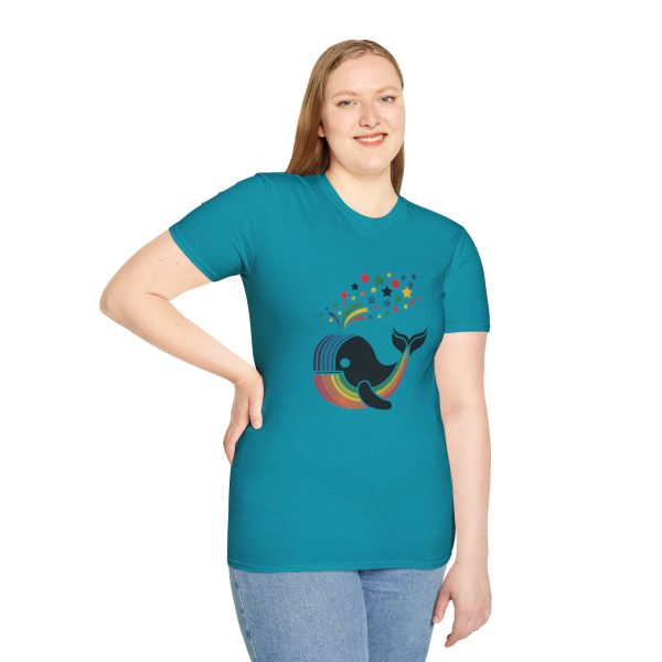 Tshirt LGBT+ baleine sautant hors d'un arc-en-ciel design magique et coloré pour célébrer la fierté et diversité LGBTQ+ shirt t-shirt - Image 101