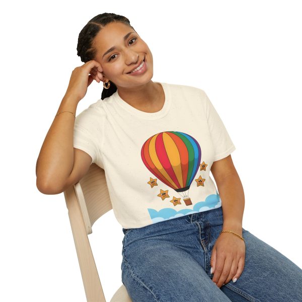 Tshirt LGBTQ+ montgolfière avec étoiles design coloré pour sensibilisation et soutien à la communauté LGBT+ et égalité shirt t-shirt - Image 46