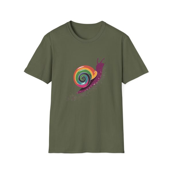 Tshirt Drapeau LGBT escargot assis sur un flocon de neige design mignon et coloré pour sensibilisation à la diversité LGBTQ+ shirt t-shirt - Image 61