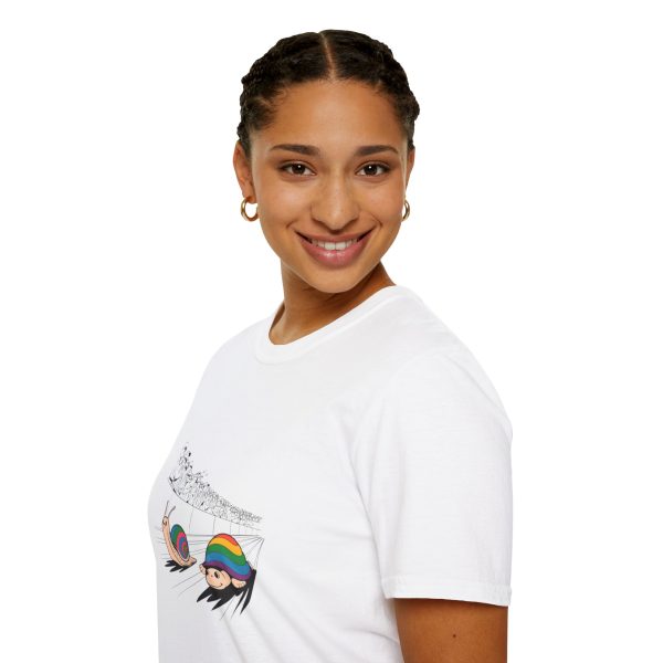 Tshirt LGBTQ+ deux escargots superposés design amusant pour célébrer la fierté et l'inclusion dans la communauté LGBT+ shirt t-shirt - Image 21