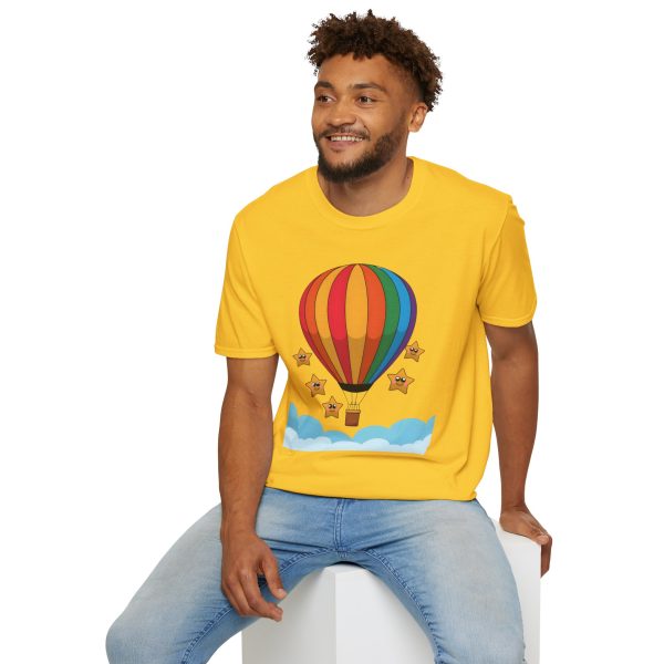 Tshirt LGBTQ+ montgolfière avec étoiles design coloré pour sensibilisation et soutien à la communauté LGBT+ et égalité shirt t-shirt - Image 60