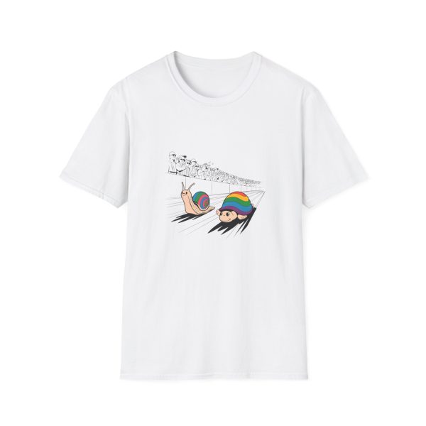 Tshirt LGBTQ+ deux escargots superposés design amusant pour célébrer la fierté et l'inclusion dans la communauté LGBT+ shirt t-shirt - Image 13