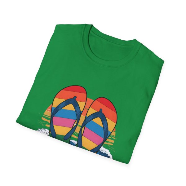 Tshirt LGBTQ+ tongs sur la plage design décontracté et estival pour célébrer la fierté et la diversité LGBTQ+ shirt t-shirt - Image 88