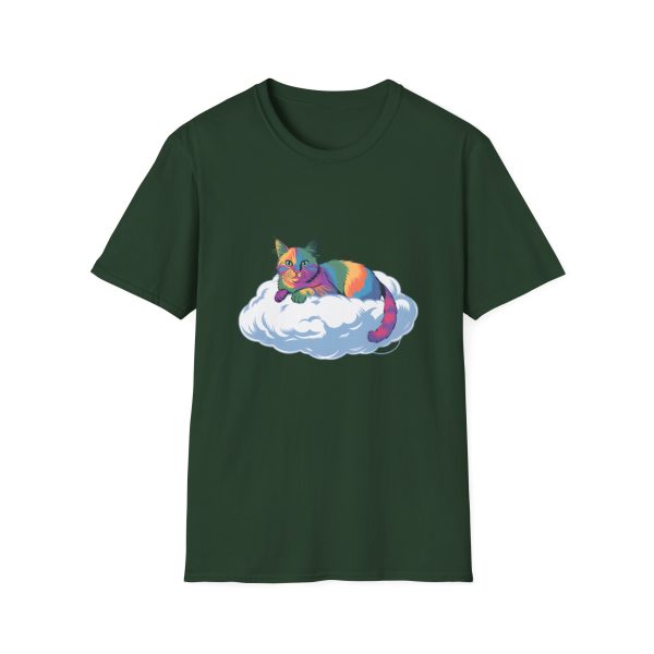 Tshirt Drapeau LGBT chat allongé sur un nuage design mignon et poétique pour sensibilisation et inclusion LGBTQ+ shirt t-shirt - Image 73