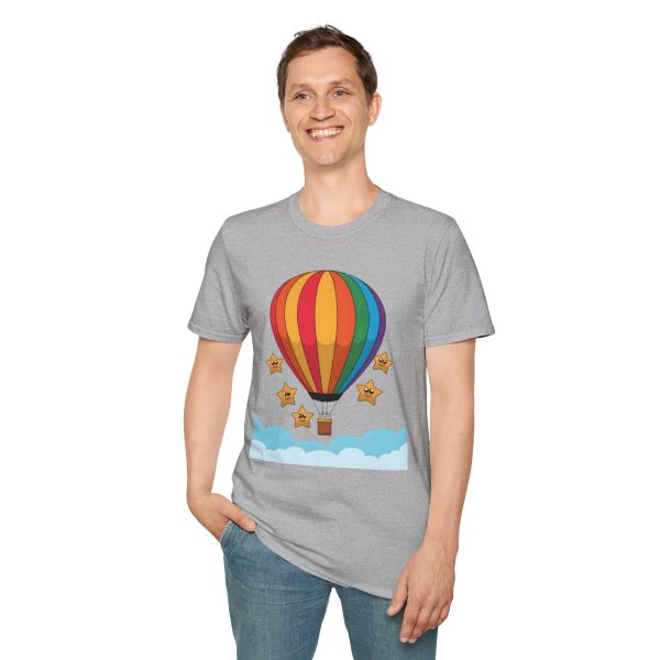 Tshirt LGBTQ+ montgolfière avec étoiles design coloré pour sensibilisation et soutien à la communauté LGBT+ et égalité shirt t-shirt - Image 31