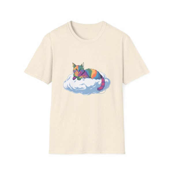 Tshirt Drapeau LGBT chat allongé sur un nuage design mignon et poétique pour sensibilisation et inclusion LGBTQ+ shirt t-shirt - Image 37