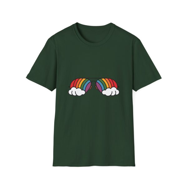 Tshirt Drapeau LGBT lunettes avec arc-en-ciel design amusant et stylé pour sensibilisation et soutien à la communauté LGBTQ+ shirt t-shirt - Image 73