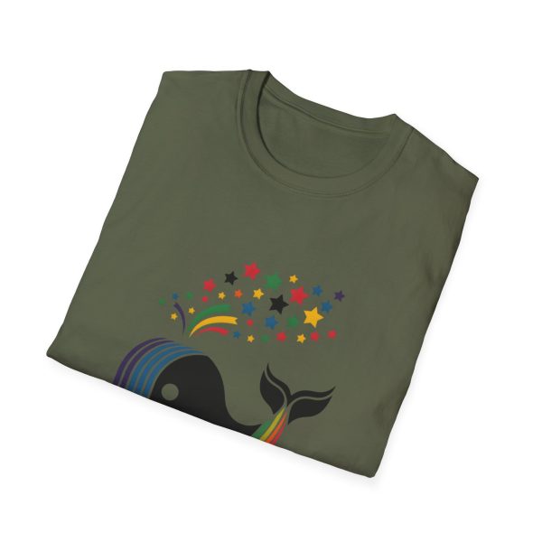 Tshirt LGBT+ baleine sautant hors d'un arc-en-ciel design magique et coloré pour célébrer la fierté et diversité LGBTQ+ shirt t-shirt - Image 64