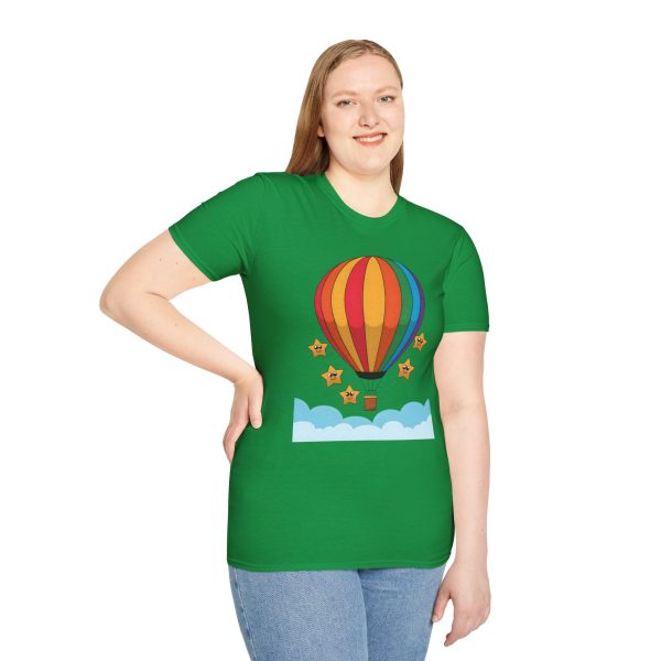 Tshirt LGBTQ+ montgolfière avec étoiles design coloré pour sensibilisation et soutien à la communauté LGBT+ et égalité shirt t-shirt - Image 89