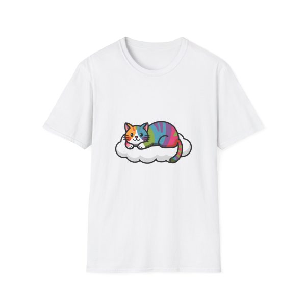 Tshirt LGBTQ+ chat allongé sur un nuage design mignon et apaisant pour célébrer l'amour et la diversité dans la communauté LGBTQ+ t-shirt - Image 13