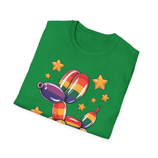 Tshirt Drapeau LGBT ballon en forme de chien avec étoiles design amusant et coloré pour soutien à la communauté LGBTQ+ et diversité t-shirt - Image 88