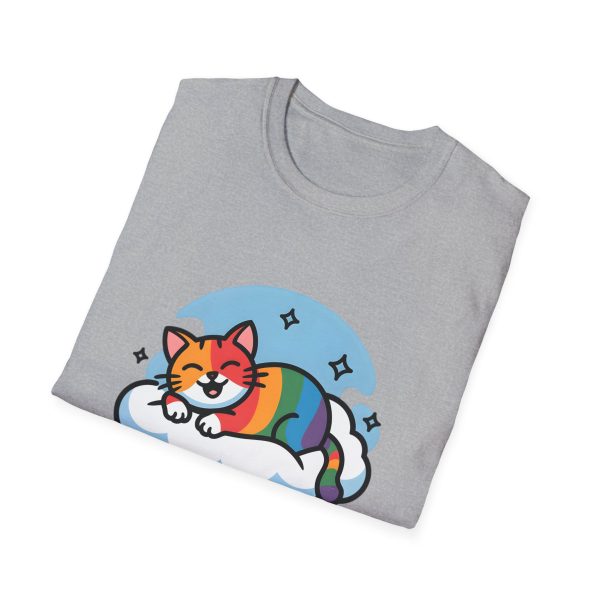 Tshirt Drapeau LGBT chat dormant sur un nuage design mignon et apaisant pour fierté LGBTQ+ et inclusion universelle shirt t-shirt - Image 28