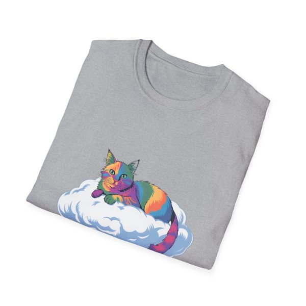 Tshirt Drapeau LGBT chat allongé sur un nuage design mignon et poétique pour sensibilisation et inclusion LGBTQ+ shirt t-shirt - Image 28