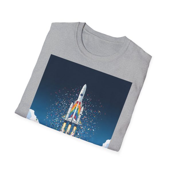 Tshirt LGBTQ+ fusée décolle dans le ciel design futuriste et inspirant pour célébrer la fierté et inclusion LGBTQ+ shirt t-shirt - Image 28