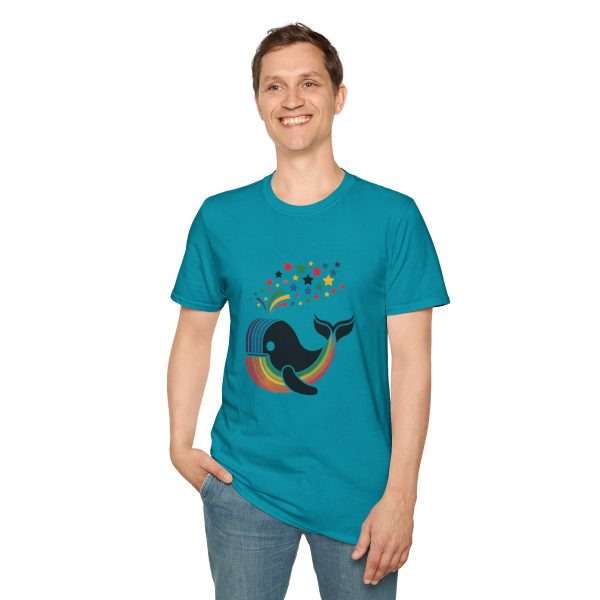 Tshirt LGBT+ baleine sautant hors d'un arc-en-ciel design magique et coloré pour célébrer la fierté et diversité LGBTQ+ shirt t-shirt - Image 103