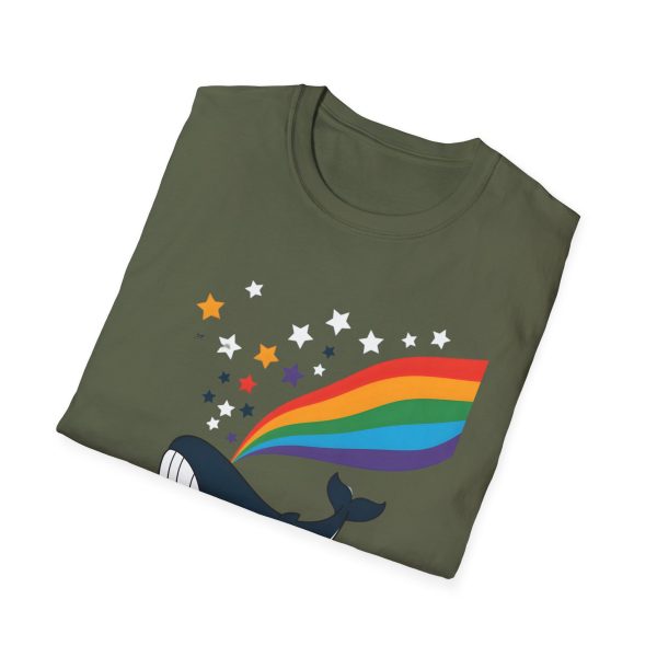 Tshirt LGBTQ+ baleine avec arc-en-ciel et étoiles design magique et coloré pour soutenir la diversité et inclusion LGBTQ+ shirt t-shirt - Image 64