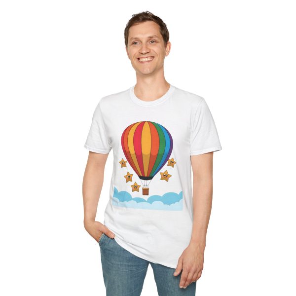 Tshirt LGBTQ+ montgolfière avec étoiles design coloré pour sensibilisation et soutien à la communauté LGBT+ et égalité shirt t-shirt - Image 19