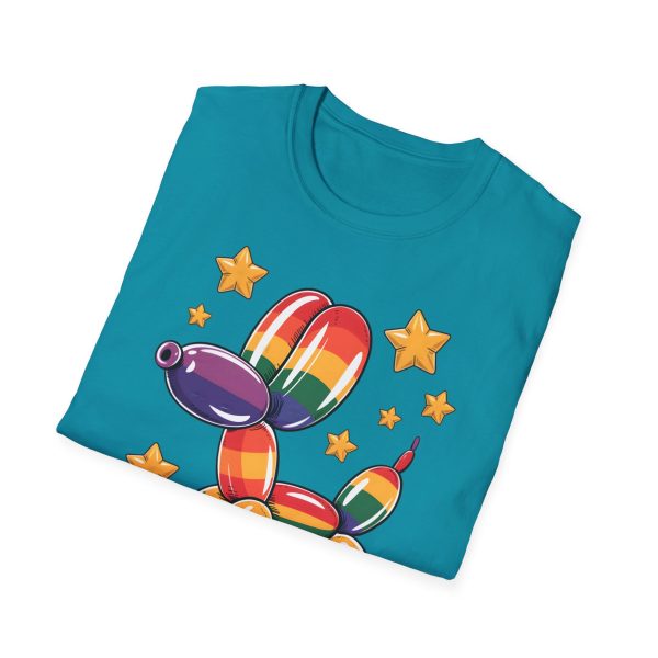 Tshirt Drapeau LGBT ballon en forme de chien avec étoiles design amusant et coloré pour soutien à la communauté LGBTQ+ et diversité t-shirt - Image 100